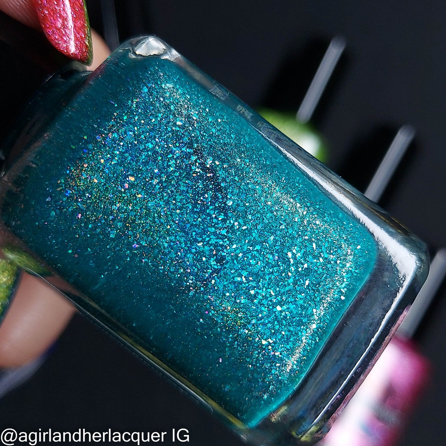 Volta do Mar - teal holo flakie