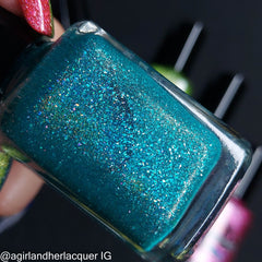 Volta do Mar - teal holo flakie