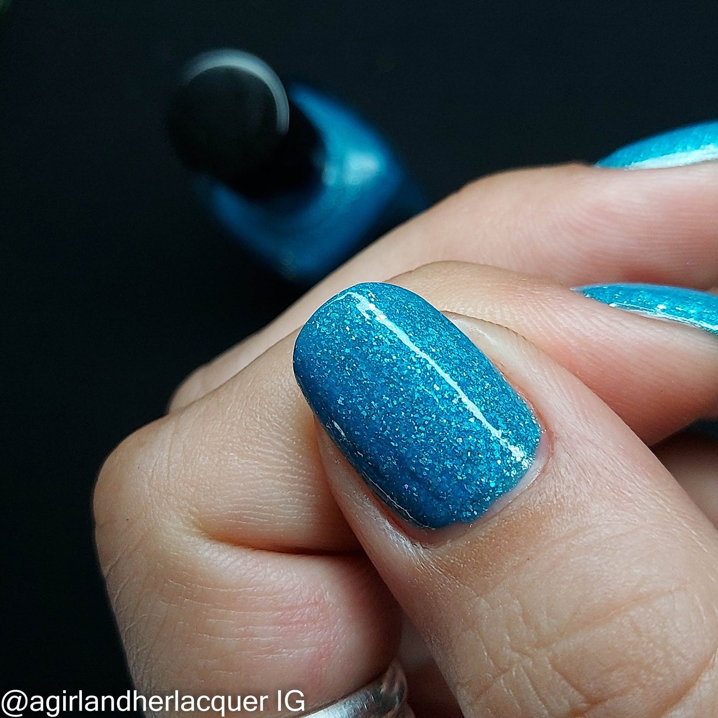 Dolores Dei - sky blue holo flakie