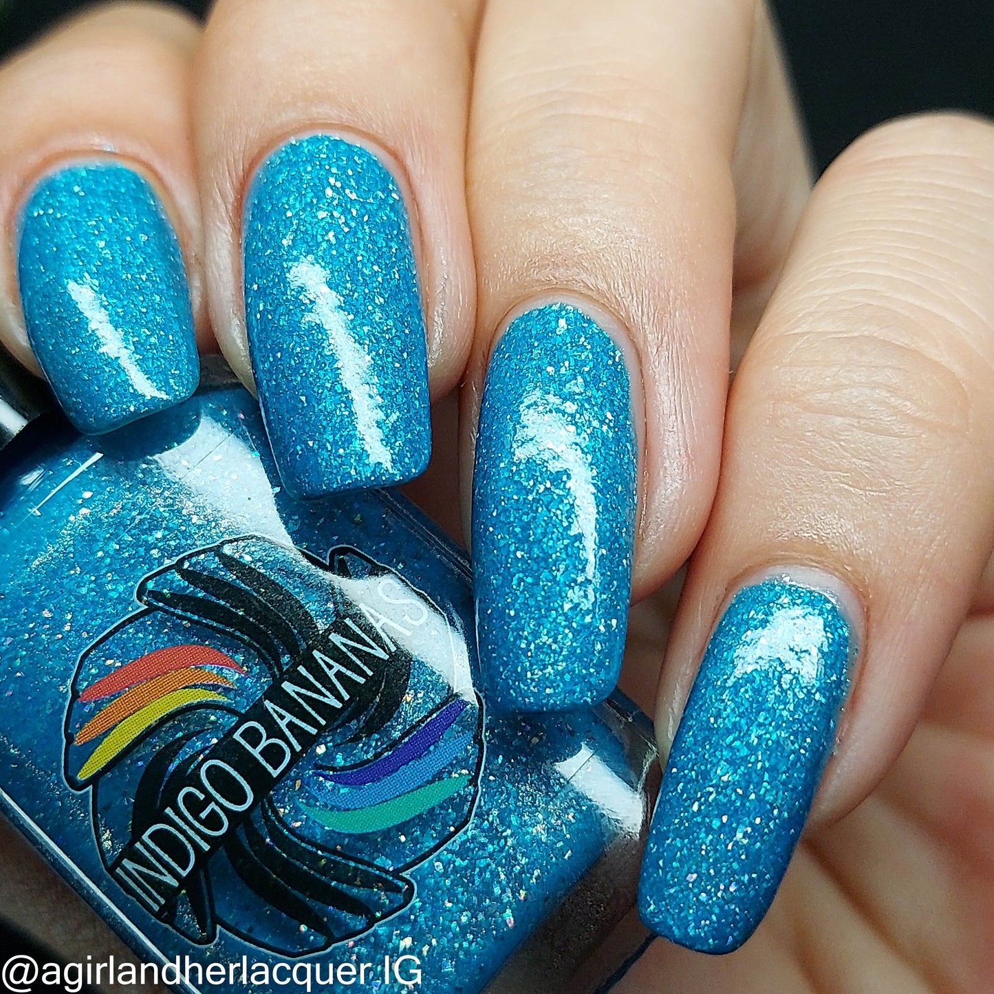 Dolores Dei - sky blue holo flakie