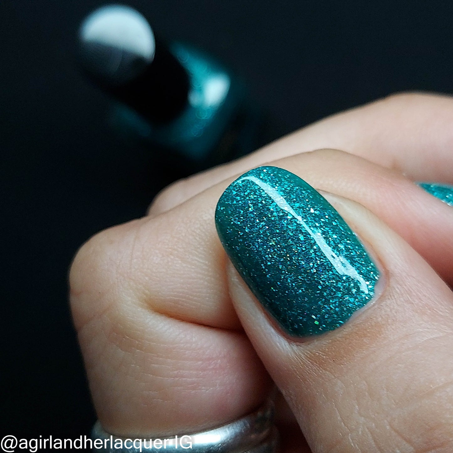 Volta do Mar - teal holo flakie