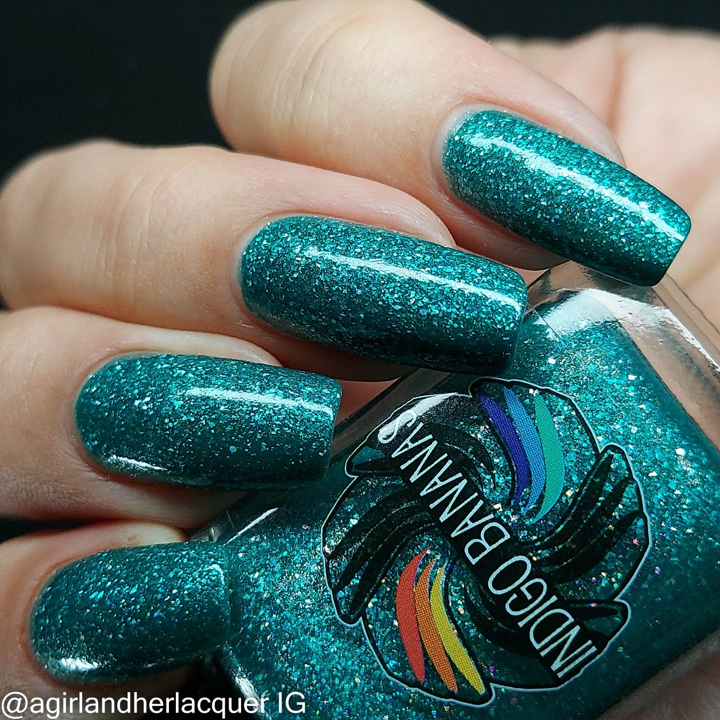 Volta do Mar - teal holo flakie