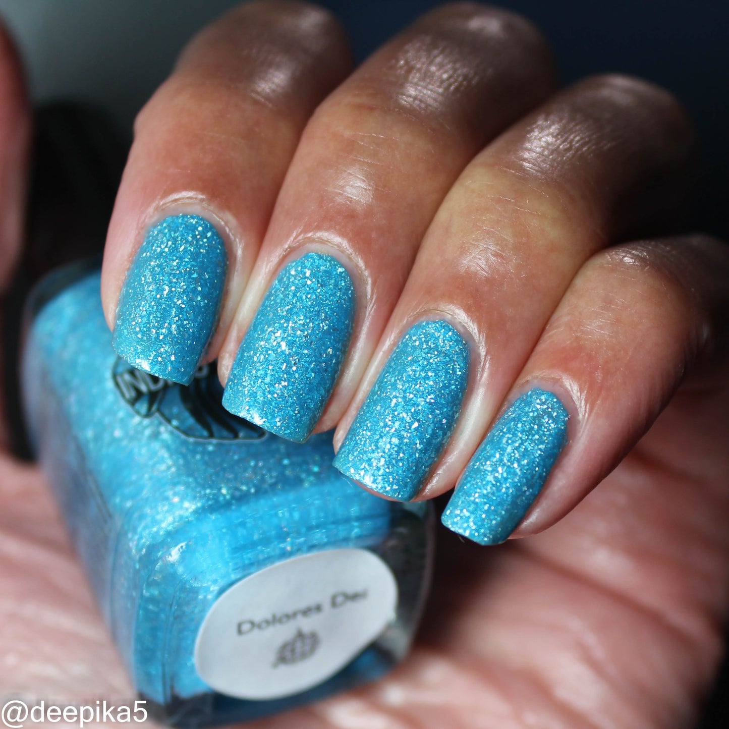 Dolores Dei - sky blue holo flakie