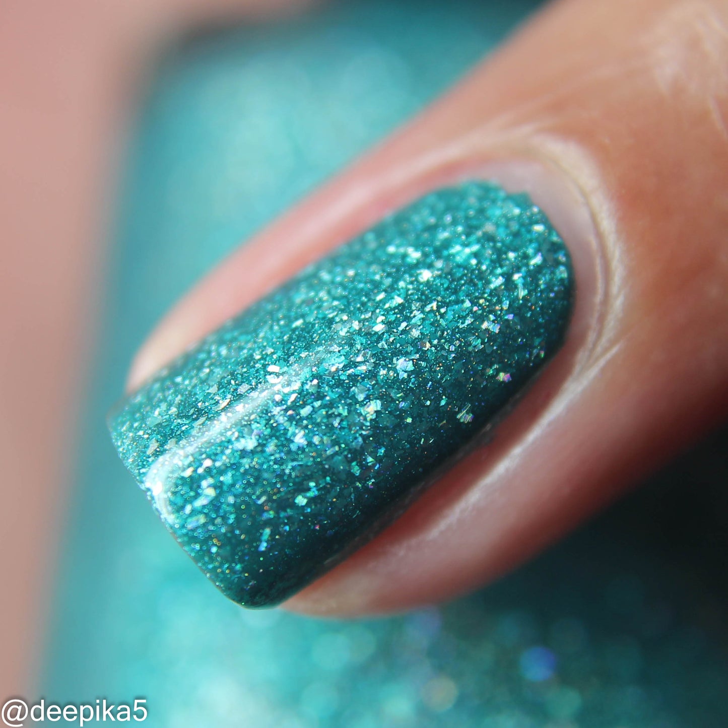 Volta do Mar - teal holo flakie