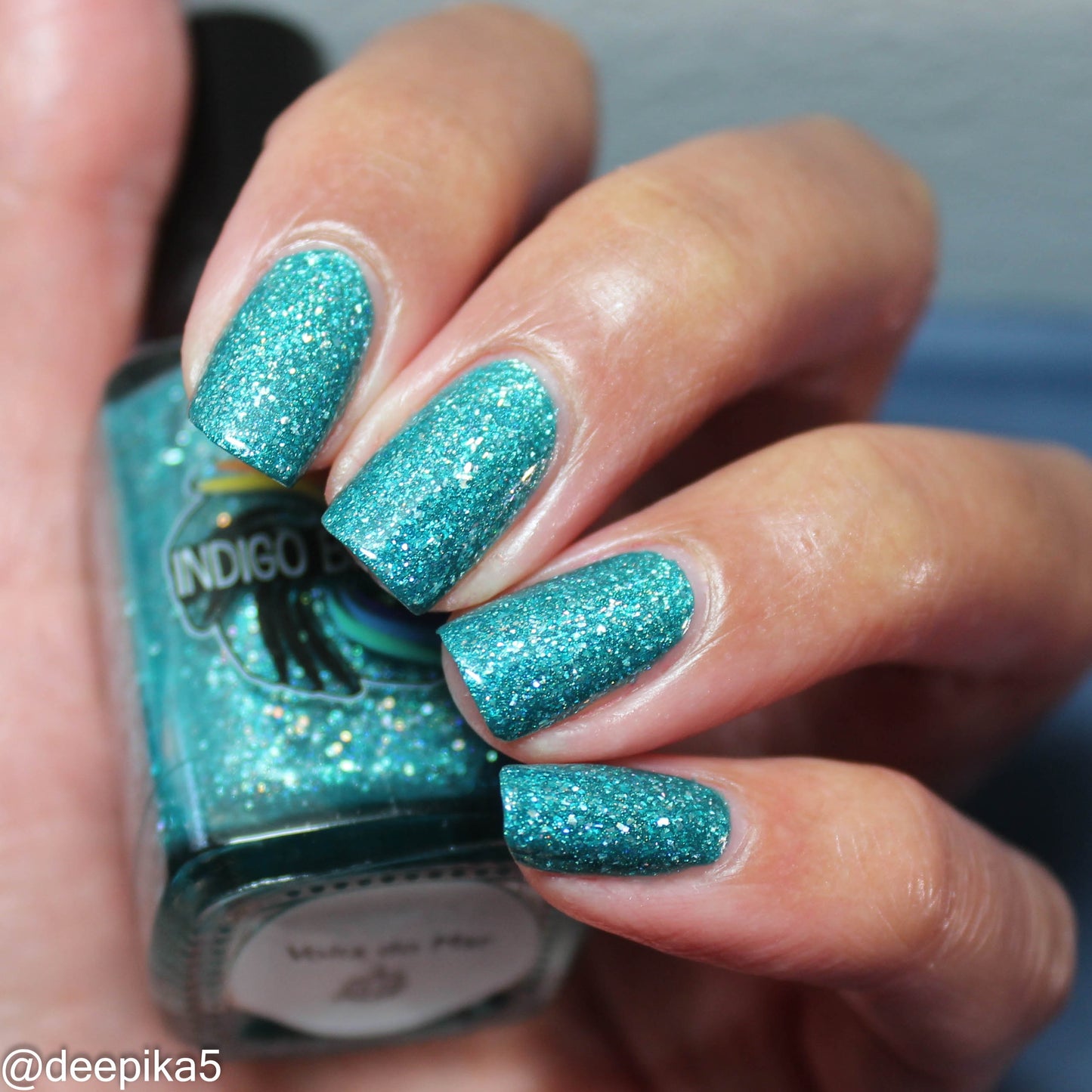 Volta do Mar - teal holo flakie