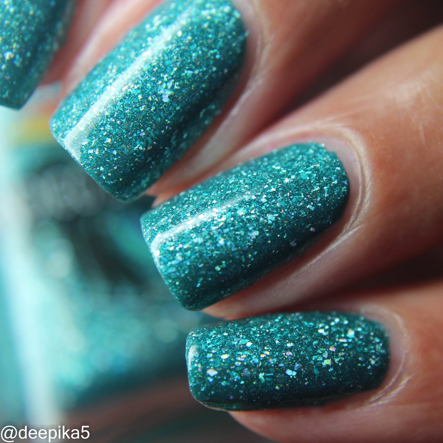 Volta do Mar - teal holo flakie