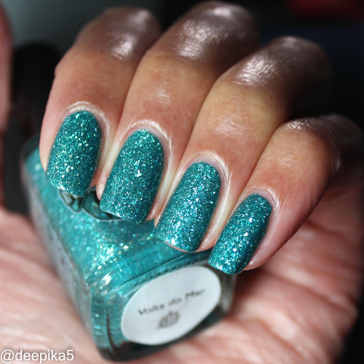 Volta do Mar - teal holo flakie