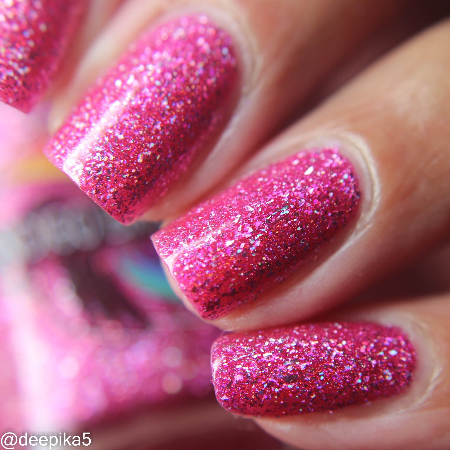 Some Kind of Superstar - magenta/pink holo flakie