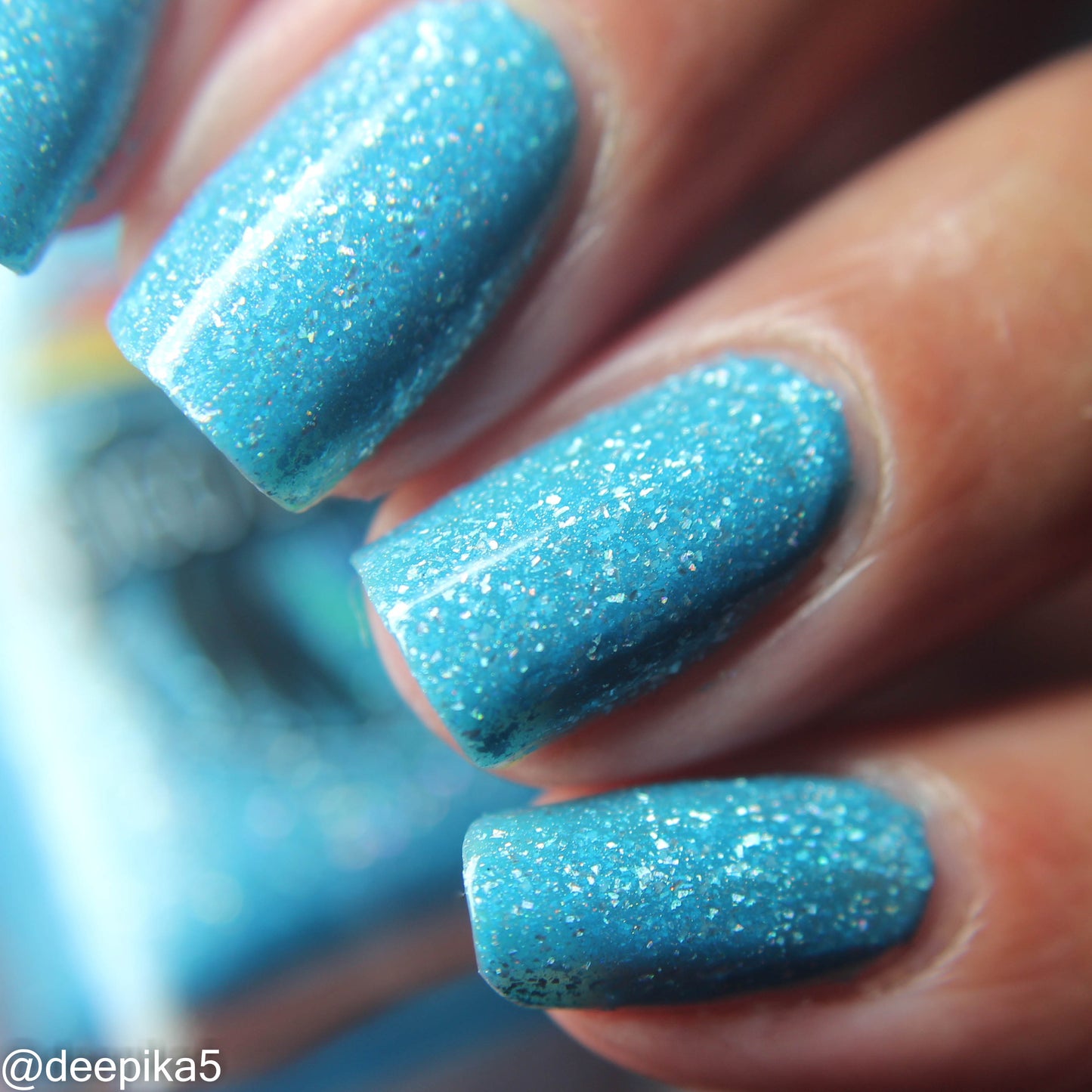 Dolores Dei - sky blue holo flakie