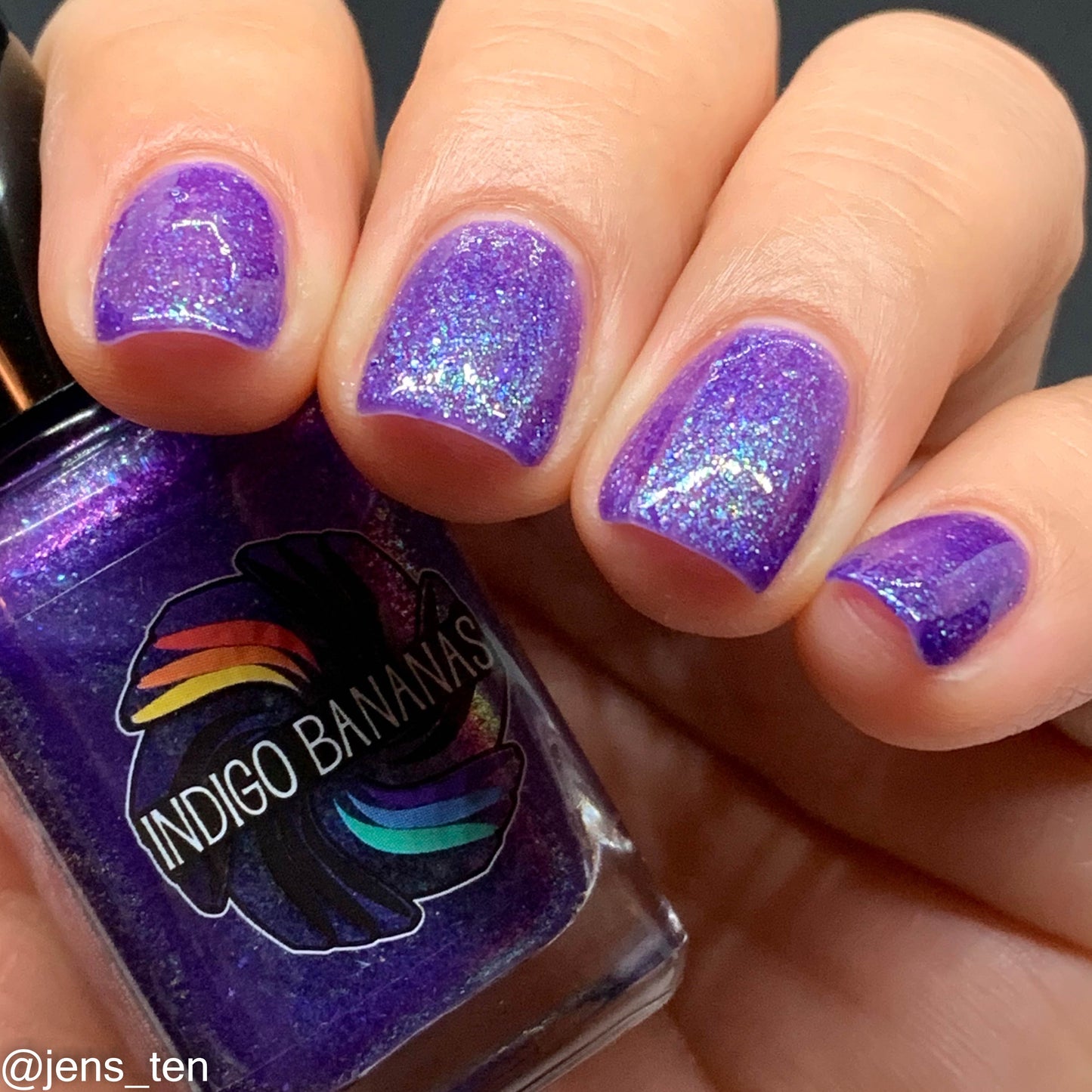 Box of Rain - purple shimmer mix (w/ Auroras) - glow in the dark - matte