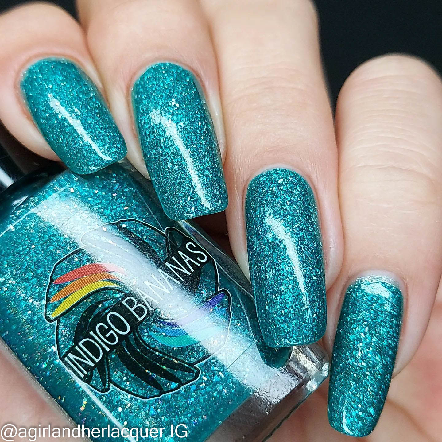 Volta do Mar - teal holo flakie