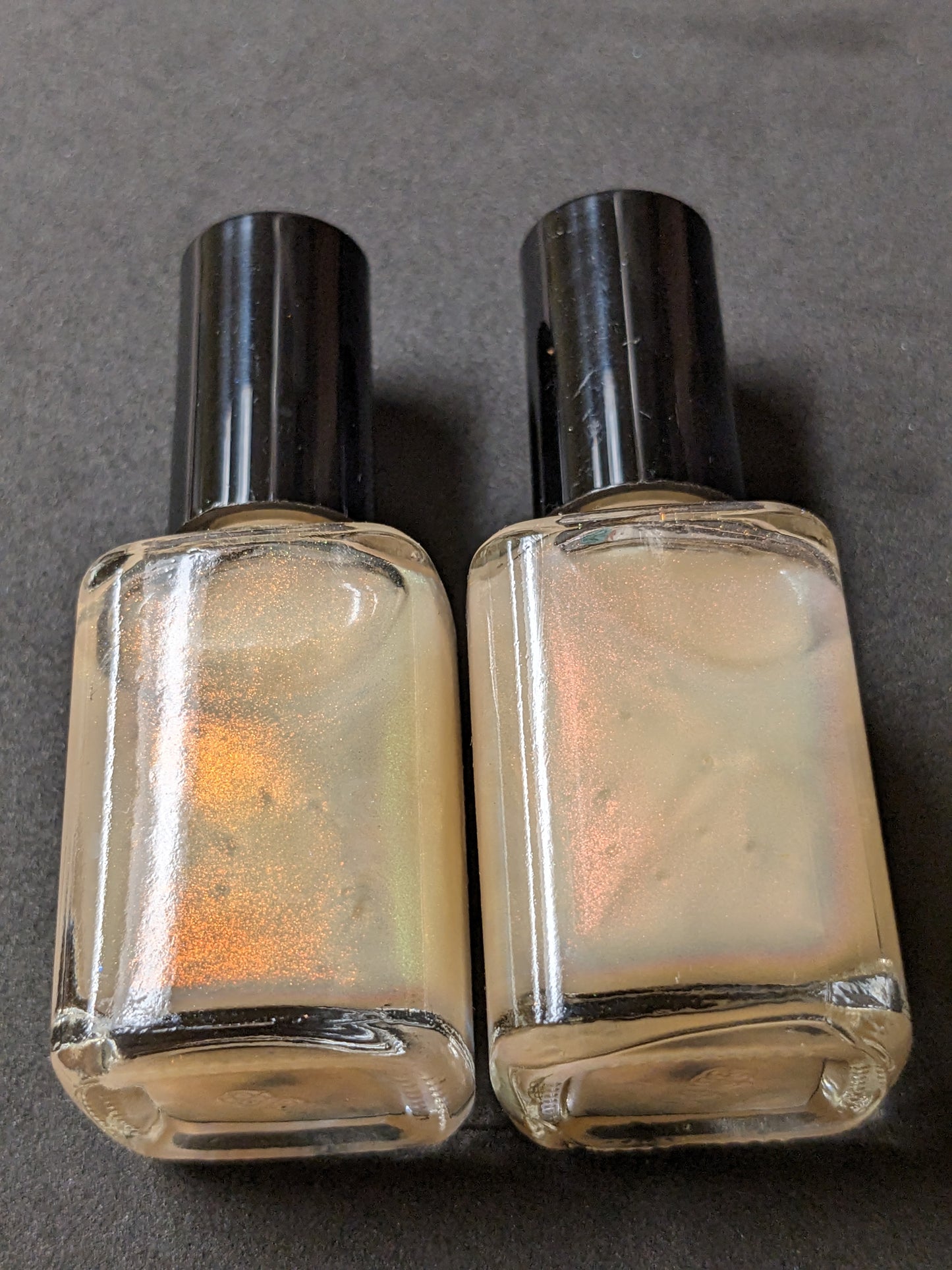 Hot Sauce - red to gold UP shimmer topper ('unicorn pee')