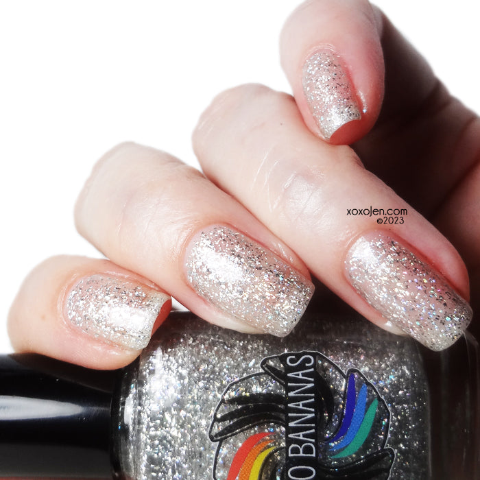 Holo flakie effect topcoat