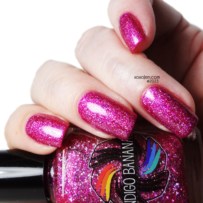 Some Kind of Superstar - magenta/pink holo flakie