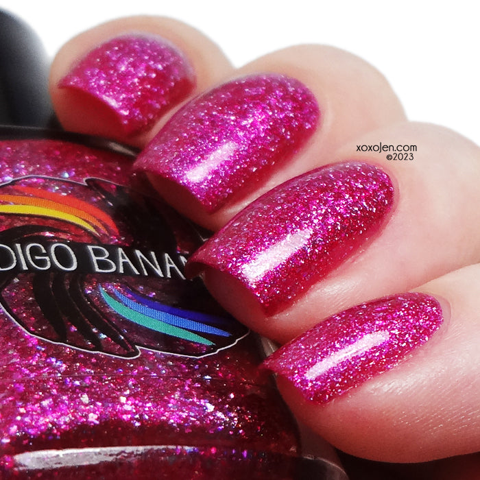 Some Kind of Superstar - magenta/pink holo flakie