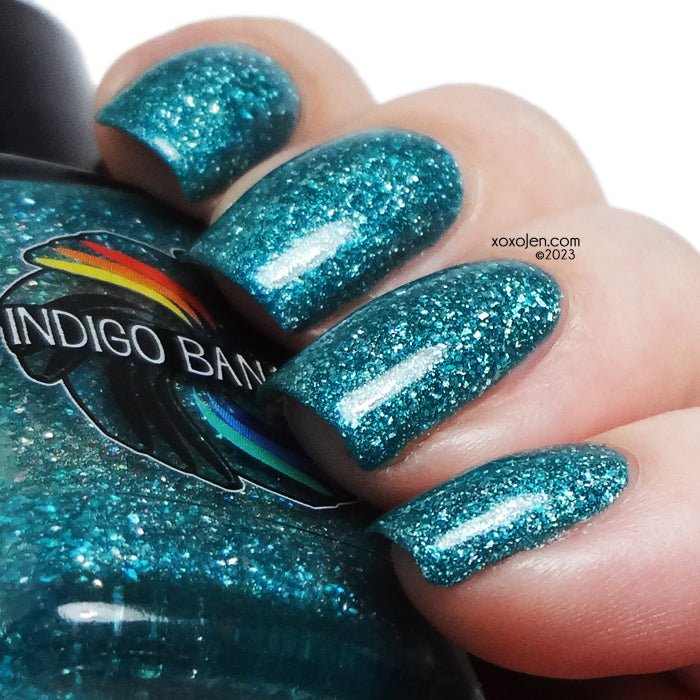 Volta do Mar - teal holo flakie