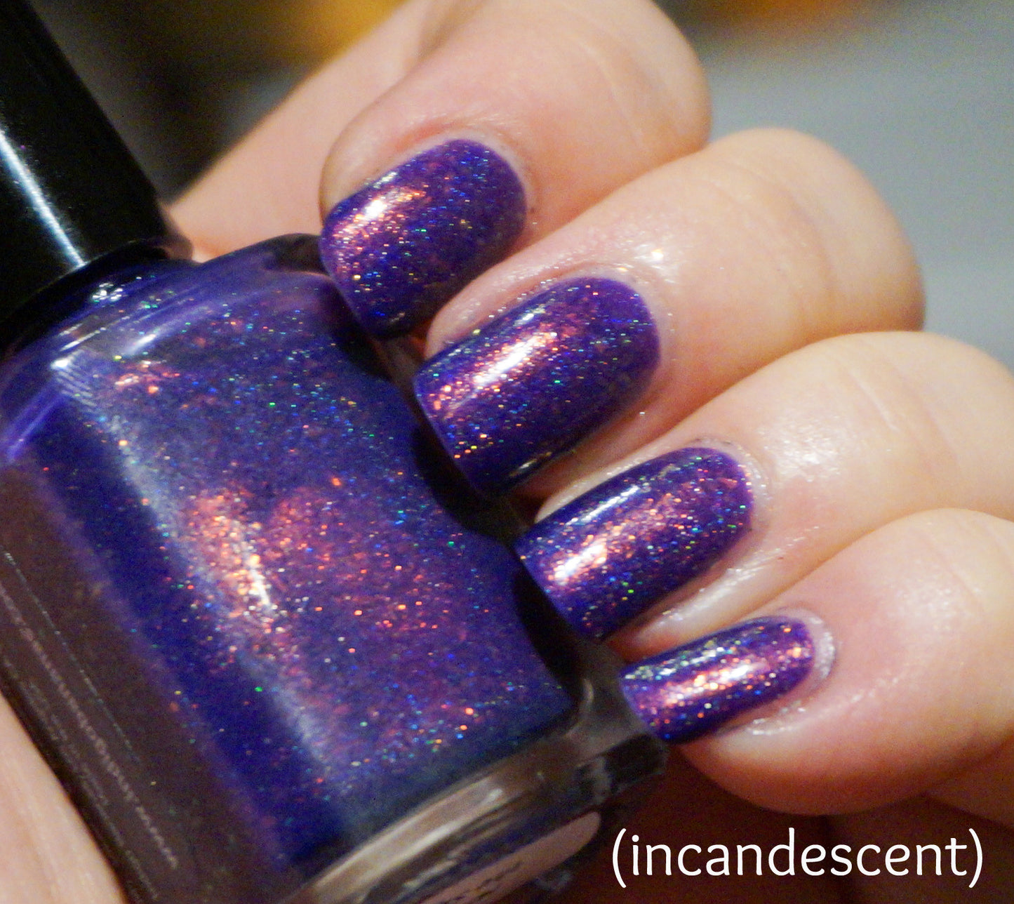 Hole in the Sky - OG UP purple colorshifting flakie, shimmer & linear holo