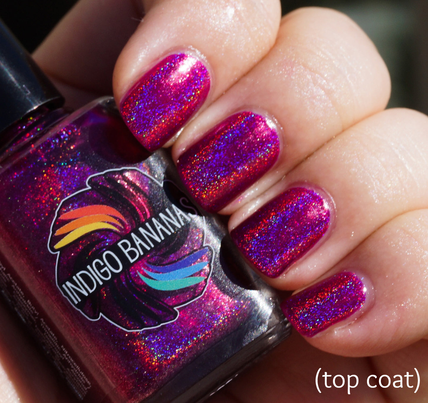 Polish of Unusual Quality (P.O.U.Q. / POUQ) - magenta linear holographic