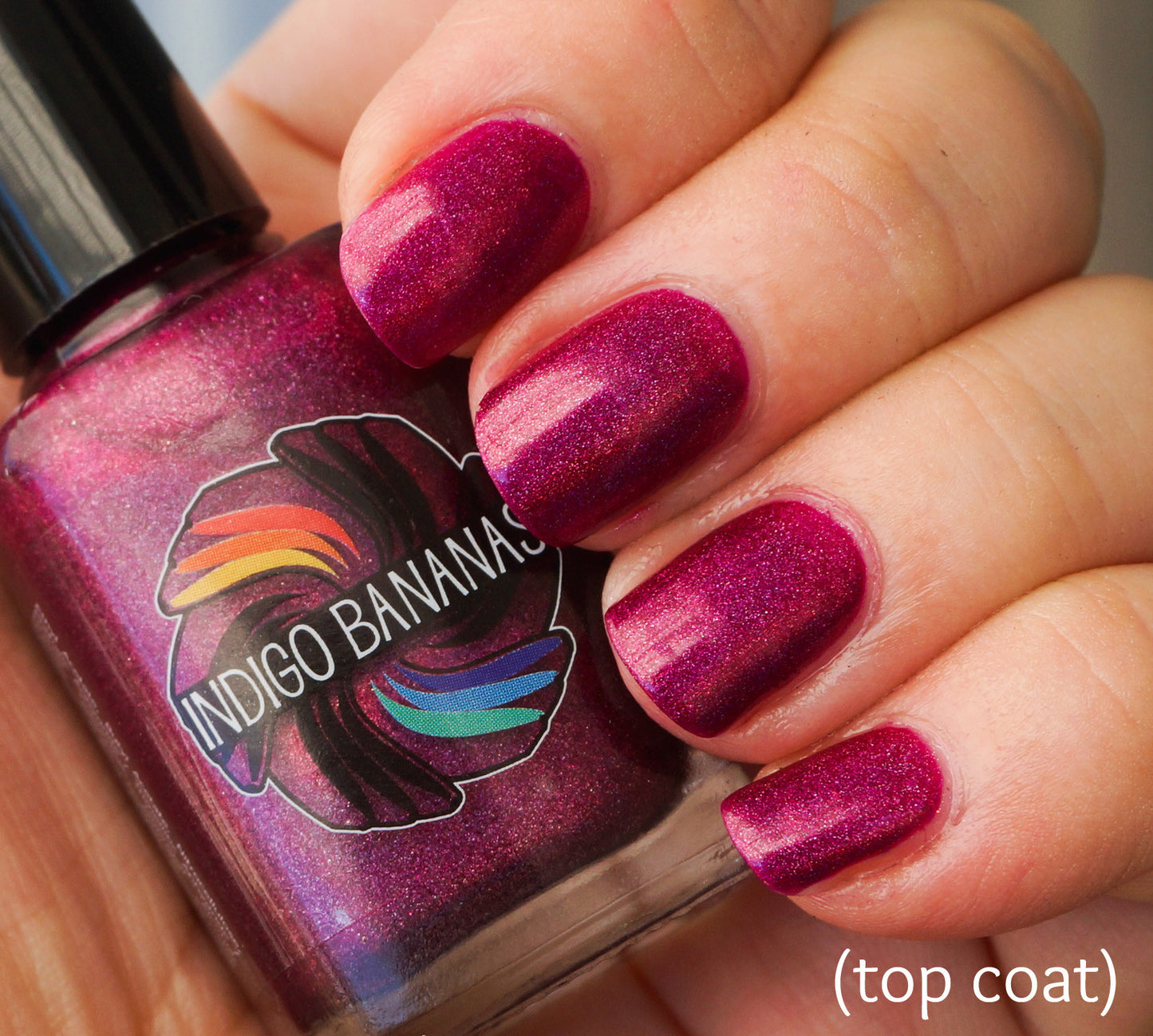 Polish of Unusual Quality (P.O.U.Q. / POUQ) - magenta linear holographic