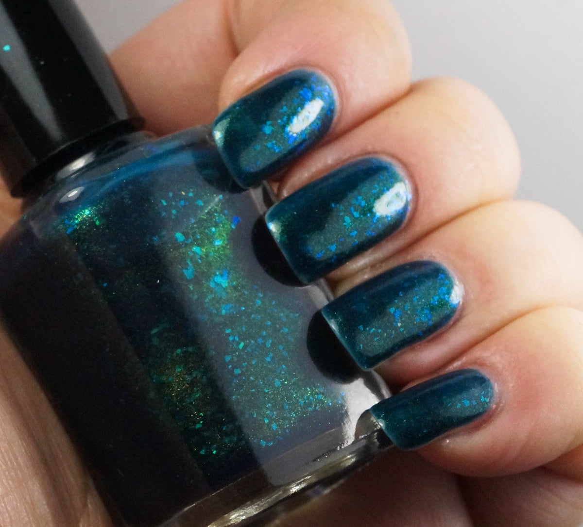 Acid Ocean - OG UP - deep blue w/ aqua/green colorshifting flakies