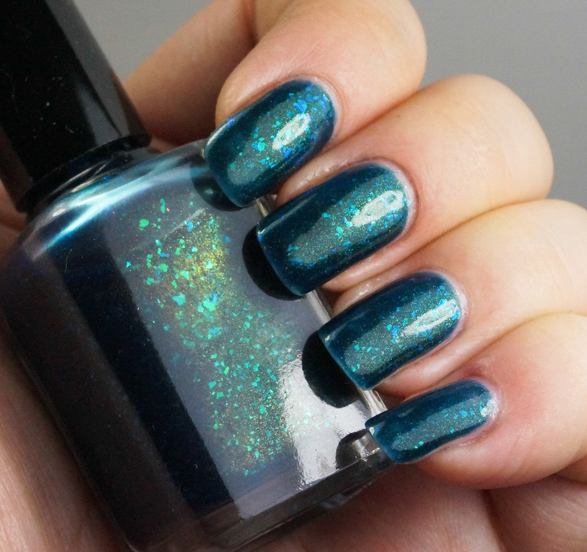 Acid Ocean - OG UP - deep blue w/ aqua/green colorshifting flakies