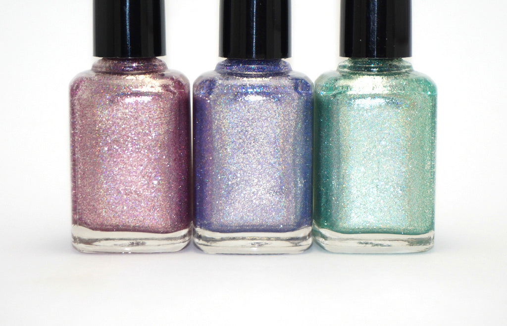 It's Alive! - green glass fleck holo chrome