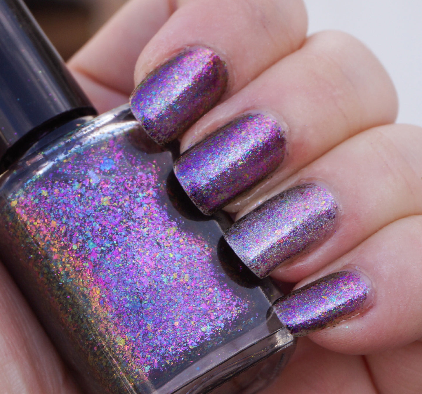 Galactic Halo - pink-purple/copper chrome flakie