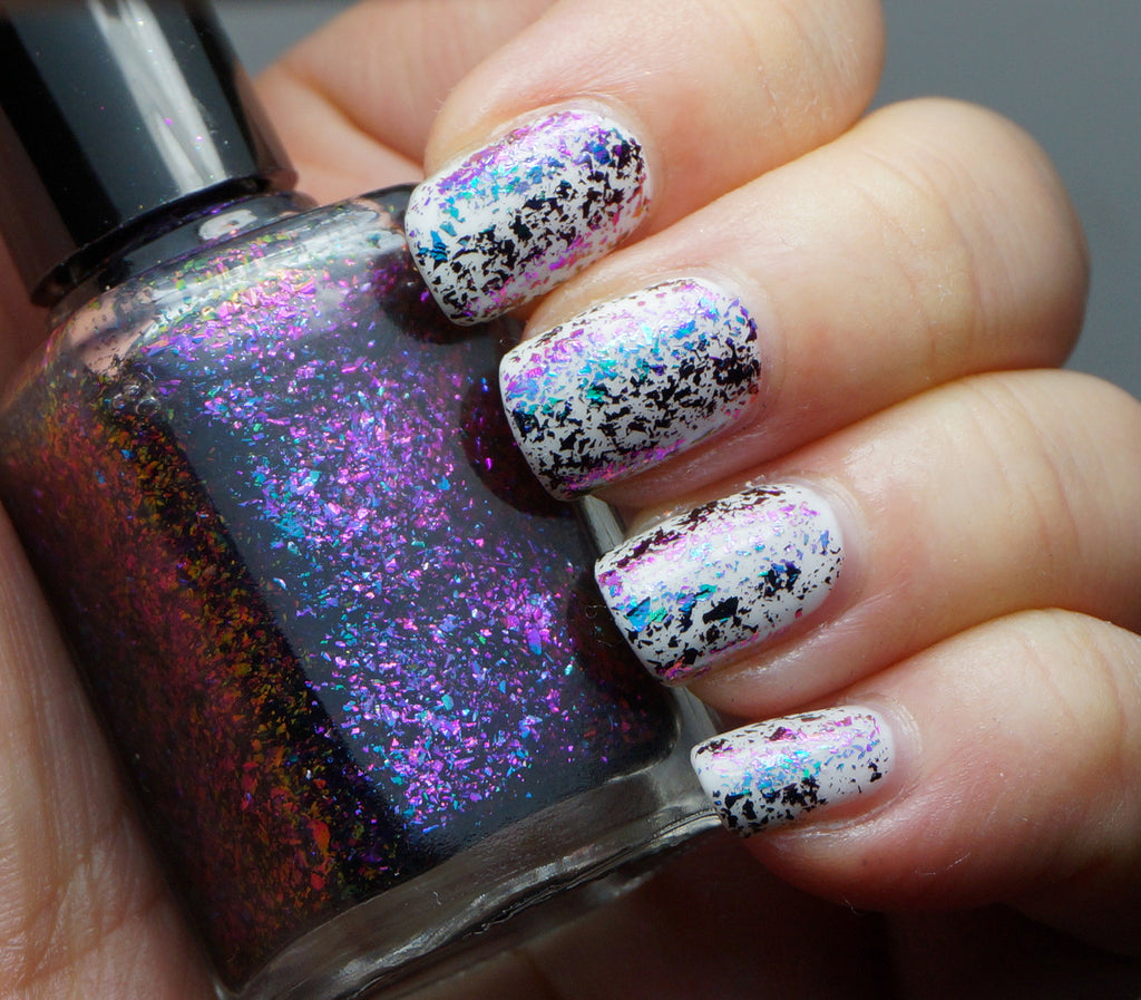 Island Universe - teal/blue/purple mega chrome flakie