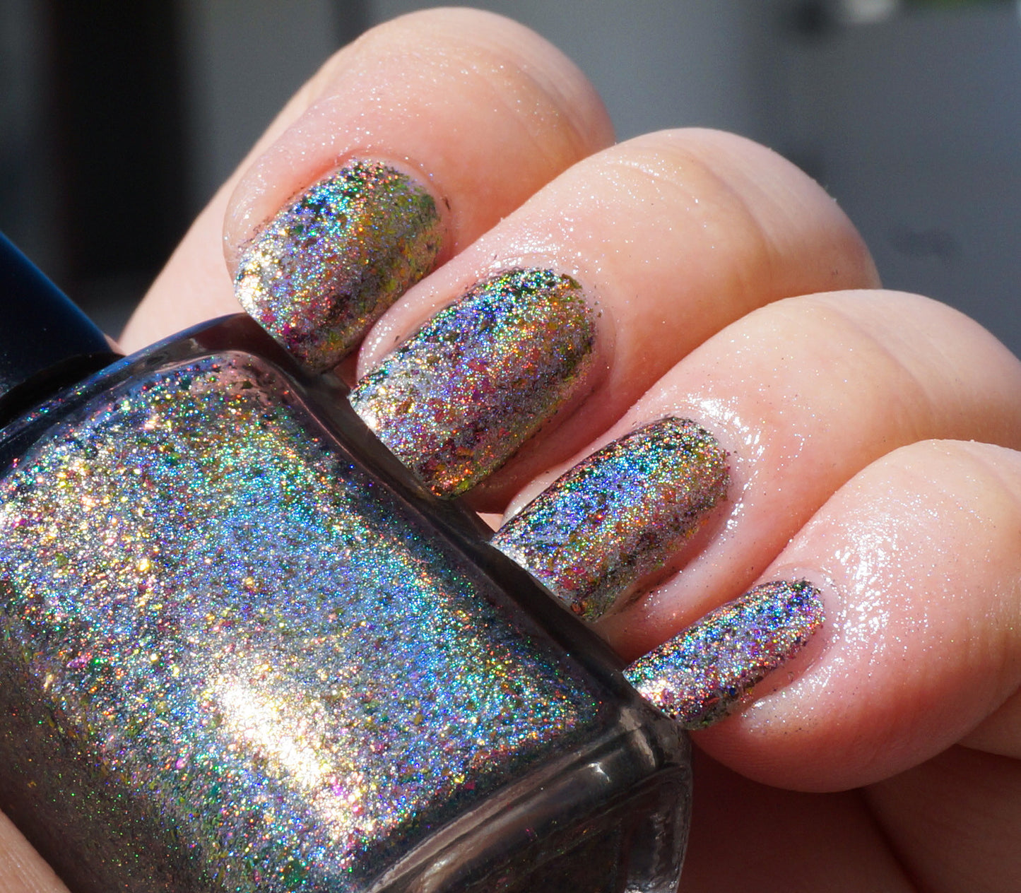 Dawn Chorus (HOLO) - red/pink/gold/green mega chrome flakie