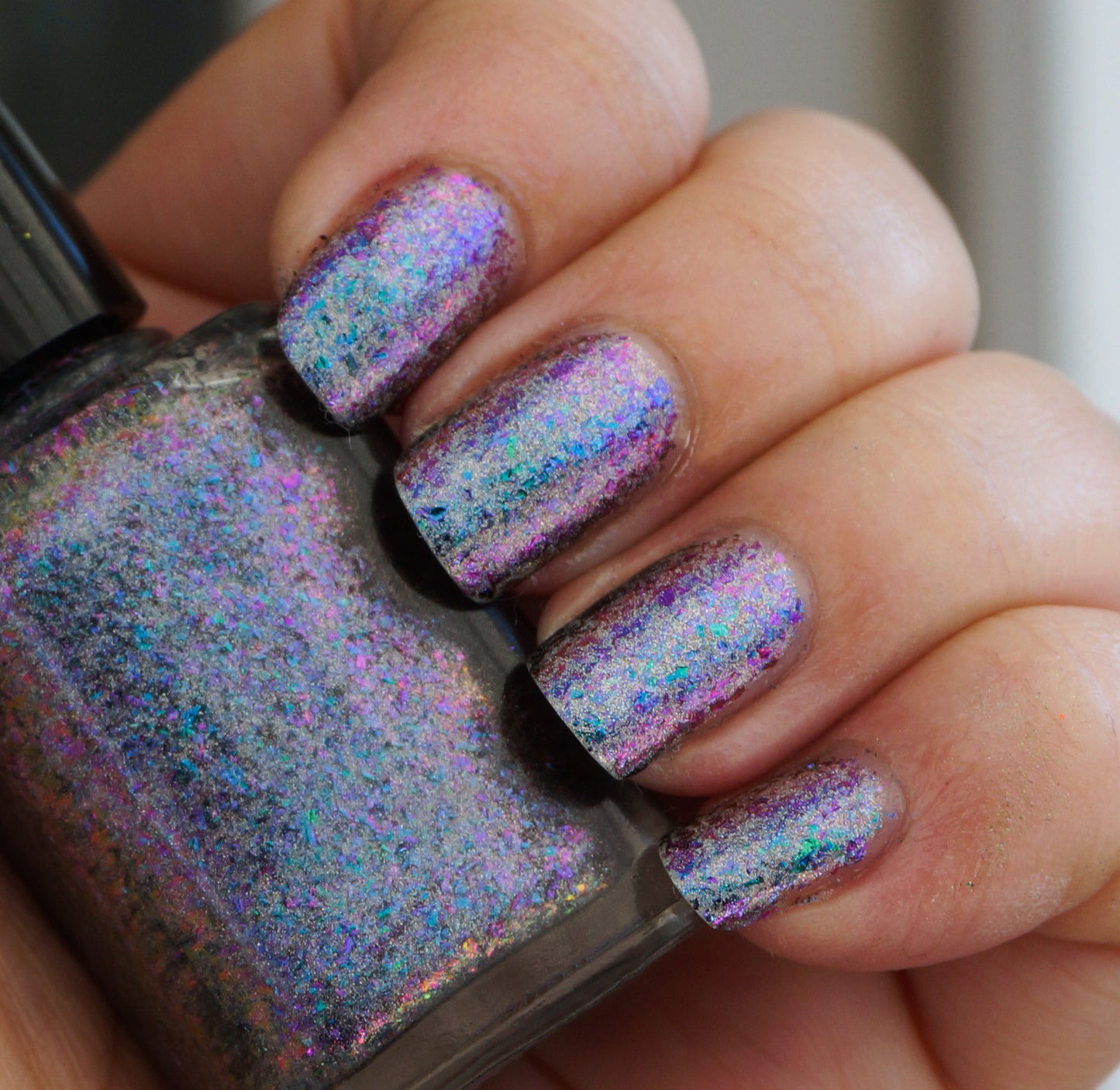 Island Universe (HOLO) - teal/blue/purple mega chrome flakie