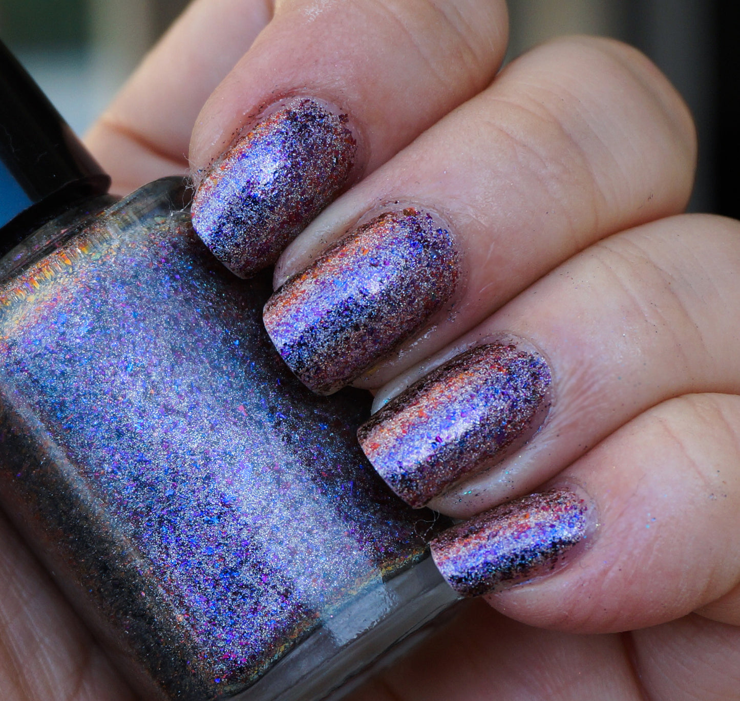 Violet Stars (HOLO) - purple/red/gold mega chrome flakie