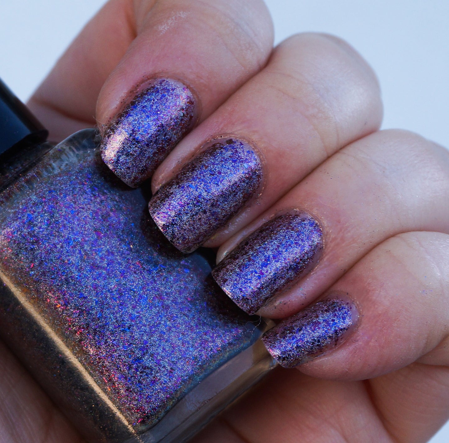 Violet Stars (HOLO) - purple/red/gold mega chrome flakie