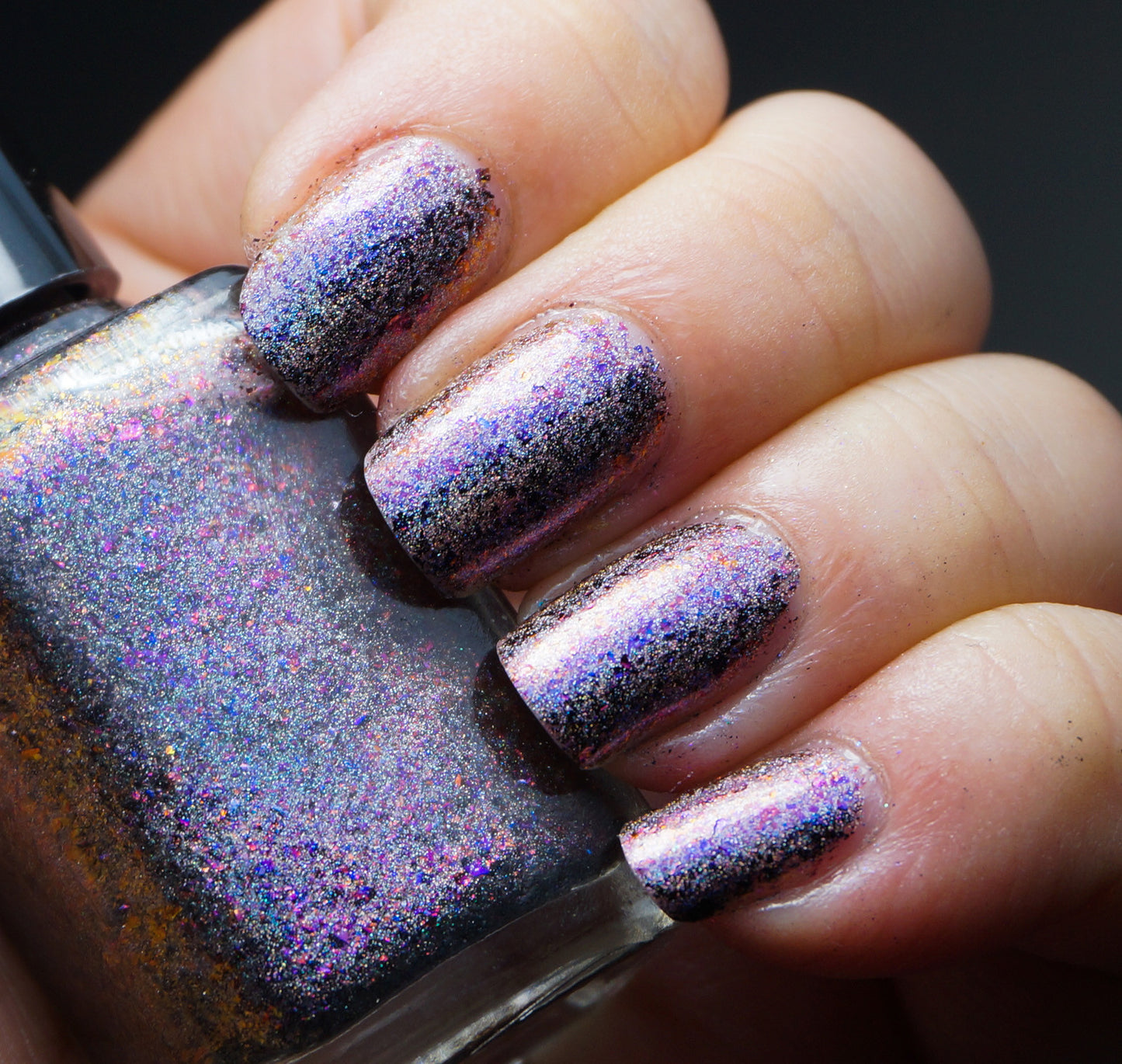 Violet Stars (HOLO) - purple/red/gold mega chrome flakie