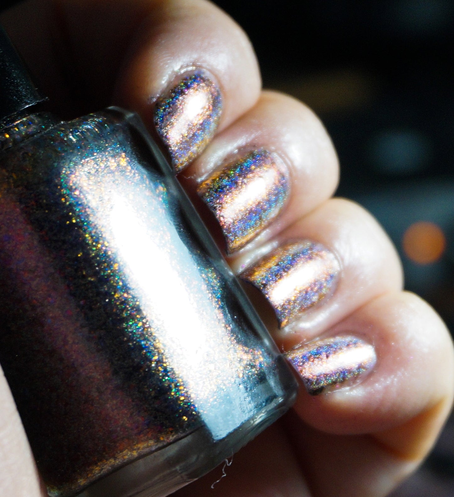 Violet Stars (HOLO) - purple/red/gold mega chrome flakie