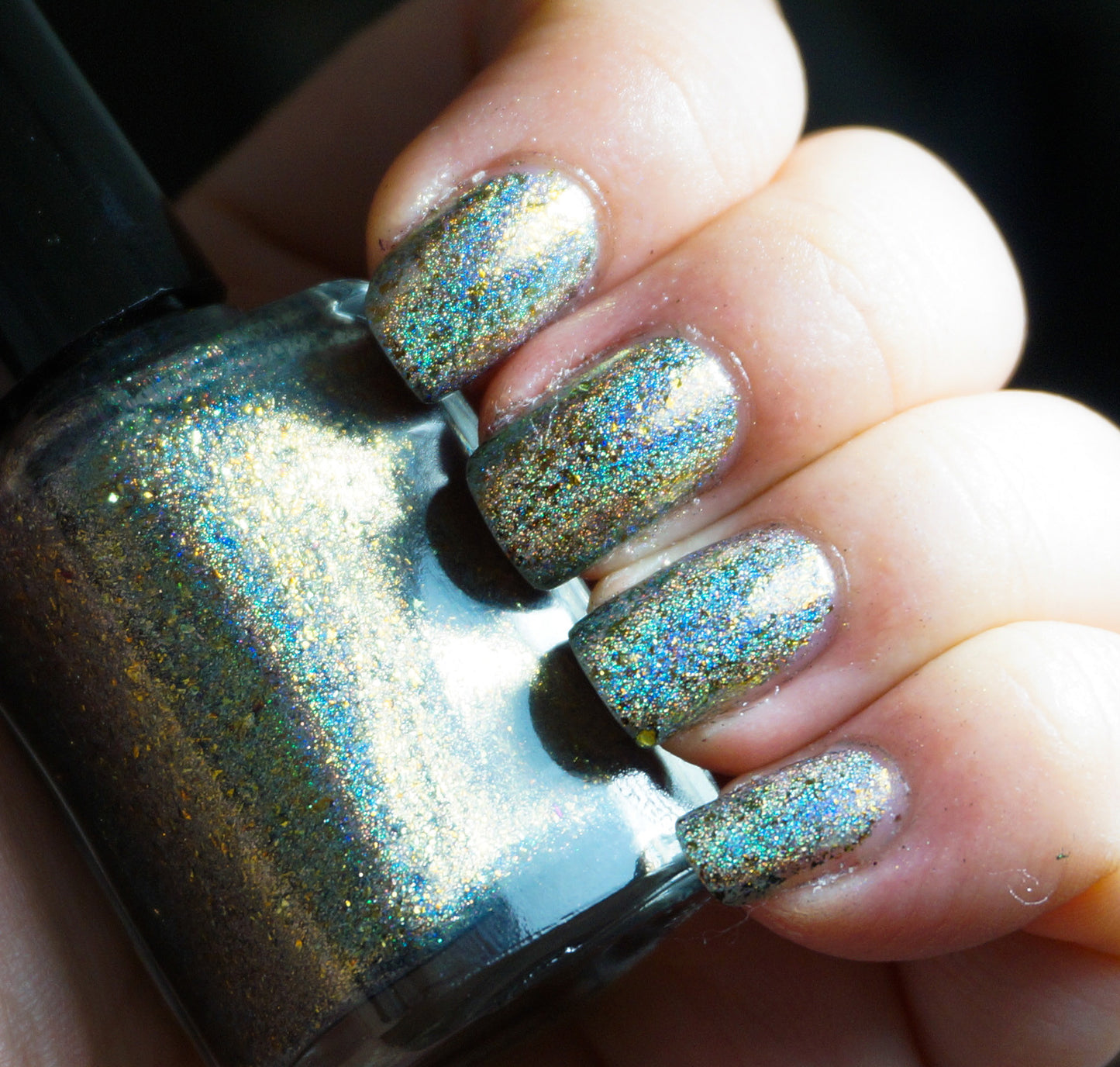 Hay Ride (HOLO) - gold mega chrome flakie