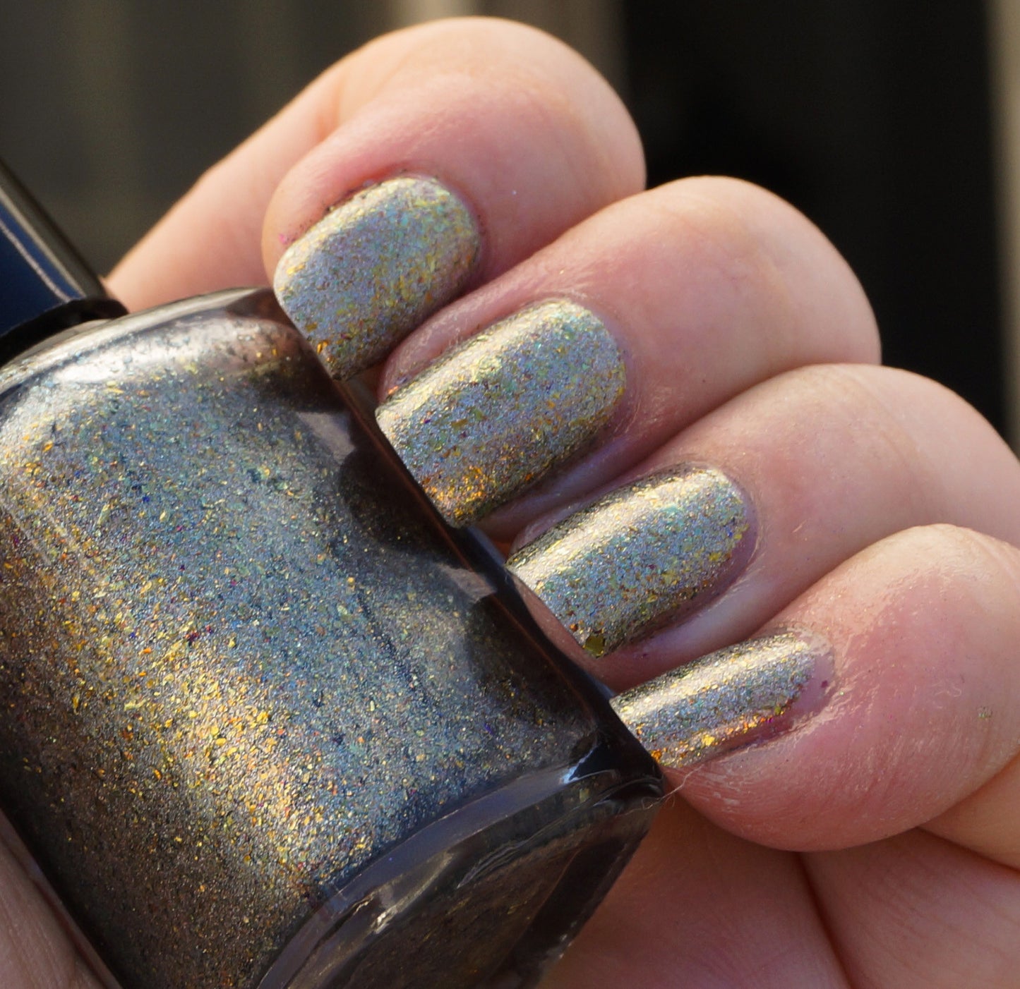 Hay Ride (HOLO) - gold mega chrome flakie