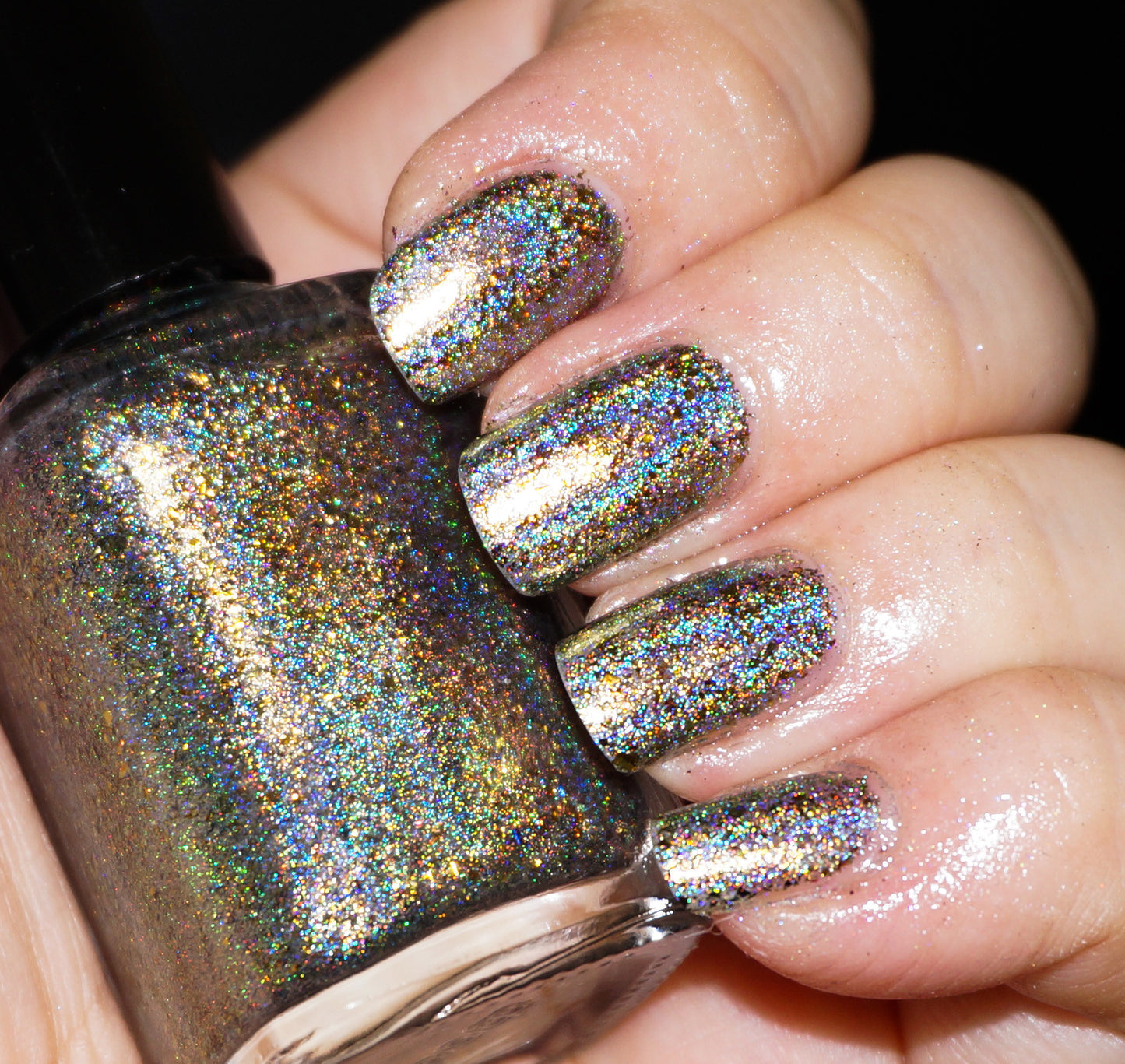 Hay Ride (HOLO) - gold mega chrome flakie