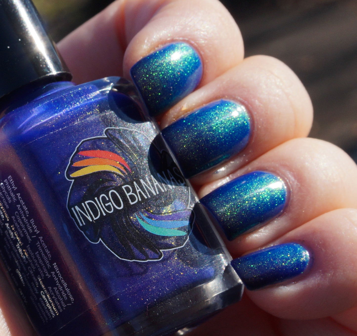 Blue Rose (D) - blue/purple OG UP shimmer ('unicorn pee')