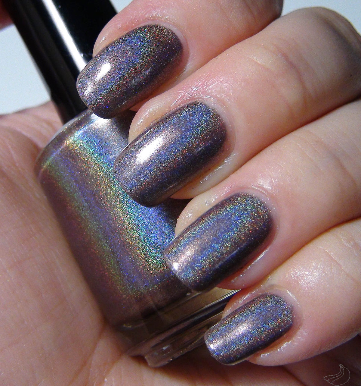 With a Spoon In It - light brown linear holo with brown & gold shimmer DISCONTINUED