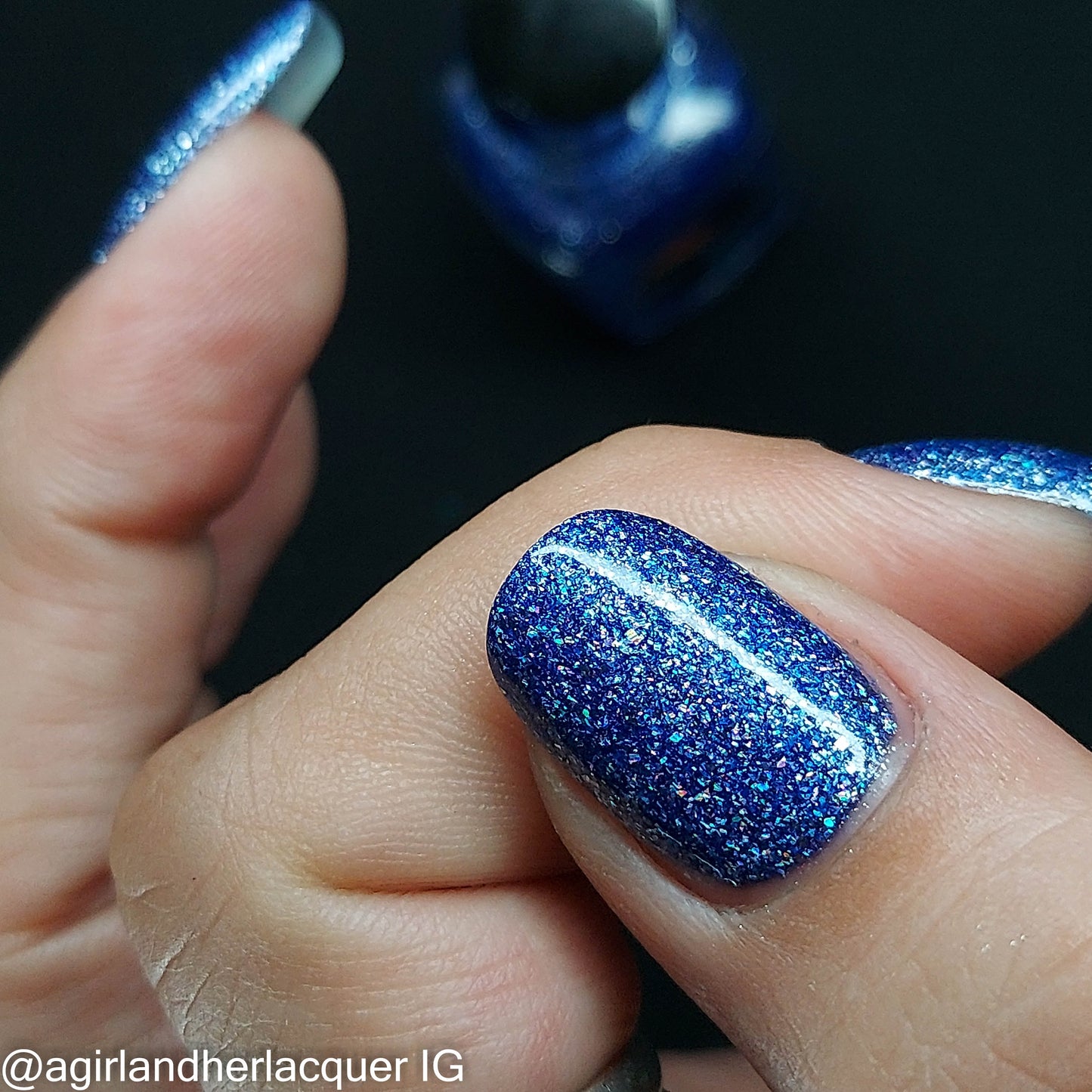 Jamais Vu - purple holo flakie