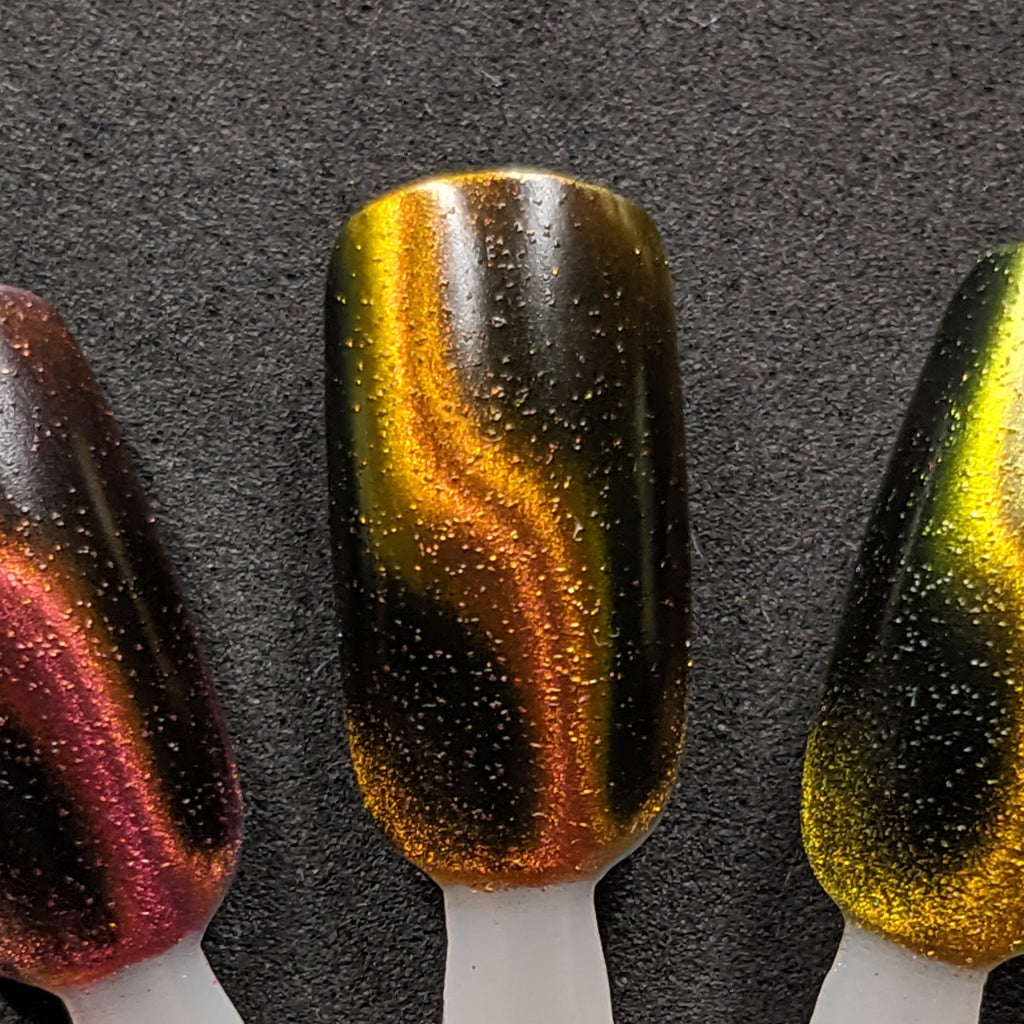 Martian Dust Storms - Orange/Red Magnetic Multichrome & Reflective Glittter
