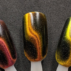 Martian Dust Storms - Orange/Red Magnetic Multichrome & Reflective Glittter