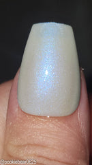 Long Time to be Gone - pale grey - shimmer mix (w/ Auroras) - glow in the dark - matte