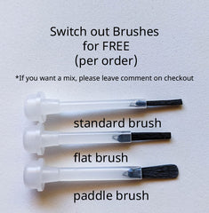 SWITCH out ALL Brushes for Flat or Paddle