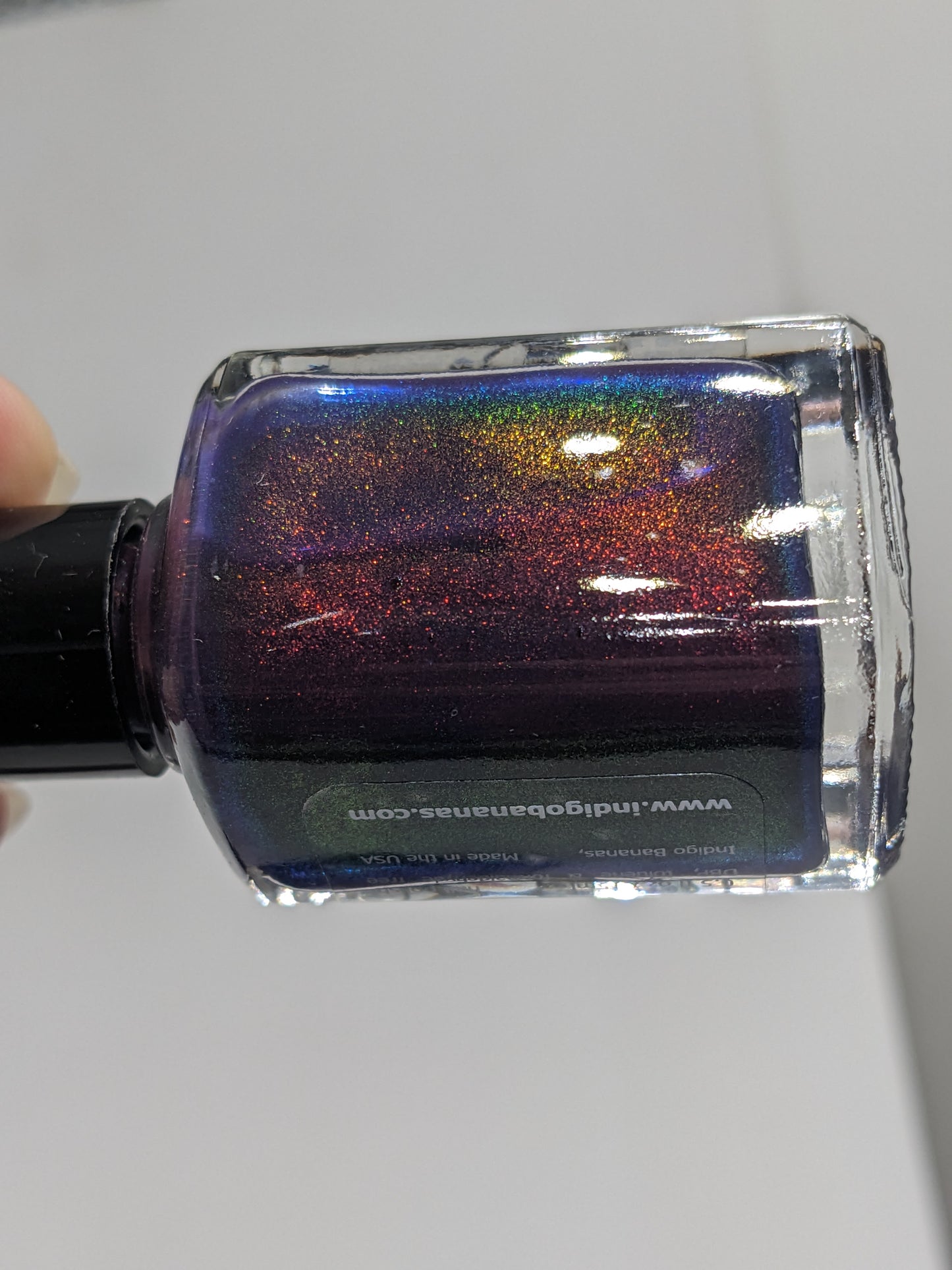 This Shift is Bananas - dark blue/purple/indigo OG UP shimmer ('unicorn pee')