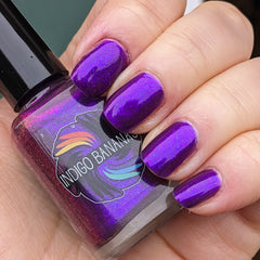 Fix Your Heart - Purple with violet-gold Aurora shimmer