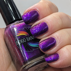 Fix Your Heart - Purple with violet-gold Aurora shimmer