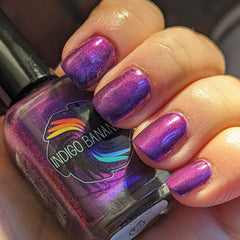 Fix Your Heart - Purple with violet-gold Aurora shimmer