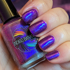 Fix Your Heart - Purple with violet-gold Aurora shimmer