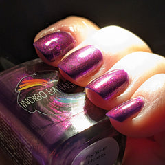 Fix Your Heart - Purple with violet-gold Aurora shimmer